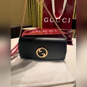 Gucci Blondie chain-link wallet